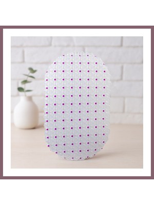 Bezos Oval Eko Pvc Kaydırmaz Banyo Paspası Bzss