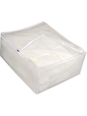 MUJGAN Metaltex Battaniye Örtüsü 60X46X26, Beyaz, Standart