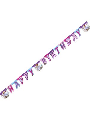 MUJGAN TM-PRT-0092 Sofia Deniz Incisi Happy Birthday Harf Afiş