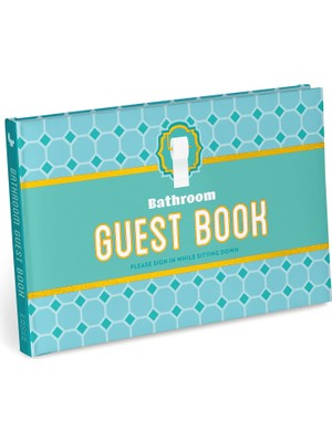 MUJGAN Knock Knock Bathroom Guestbook (Second Edition)