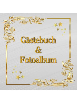 MUJGAN Gästebuch & Fotoalbum Zum Geburtstag Geburtstagsfotoalbum Happy Birthday Party Erinnerungsbuch Geburtstagsfeier Guest Book Wiegenfest Geschenkidee ... Notizheft Tagebuch Grau 02 (German Edition)