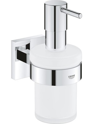 MUJGAN Grohe Start Cube Quickfix Sıvı Sabunluk | Duş/banyo Aksesuarları | Krom | 41098000