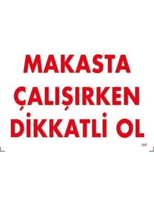 MUJGAN Katar Makasta Çalışırken Dikkatli Ol