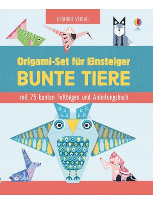 MUJGAN Origami-Set Für Einsteiger: Bunte Tiere: Mit 75 Bunten Faltbögen Und Anleitungsbuch