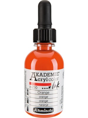MUJGAN Schmincke Akademie Akrilik Mürekkep 50 ml 230 Orange