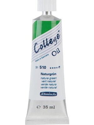 MUJGAN Schmincke 35 ml College Oil Natural Green Oil Color 31 510 009