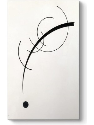 MUJGAN Wassily Kandinsky - Geometrik Eğrilerin Eşlik Eden Sesi Tablosu 80 x 140
