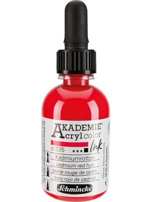 MUJGAN Schmincke Akademie Akrilik Mürekkep 50 ml 335 Cadmium Red Hue