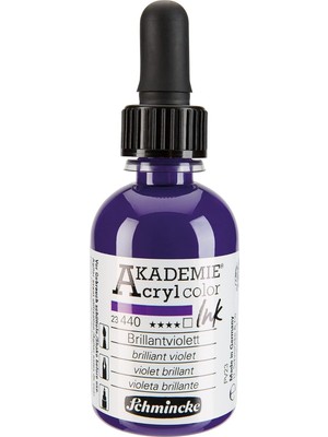 MUJGAN Schmincke Akademie Akrilik Mürekkep 50 ml 440 Brilliant Violet
