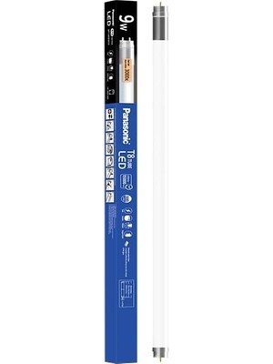 MUJGAN Panasonıc LED Tube T8, Sıcak Beyaz Işık 9W 1000LM 60CM G13 3000K