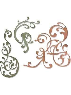 MUJGAN Sizzix Thinlits Stanzformen Set 3pk Verzierte Ornamente