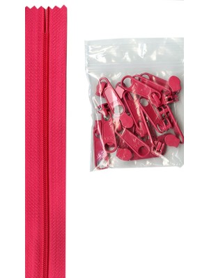 MUJGAN Desenler Annie Yard Fermuar, Ruj