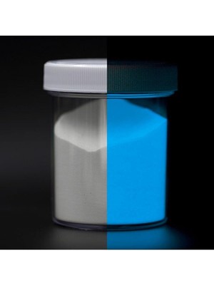 MUJGAN Capital 20G Mavi Renk Fosfor Tozu Glow In Dark Karanlıkta Parlayan Boya