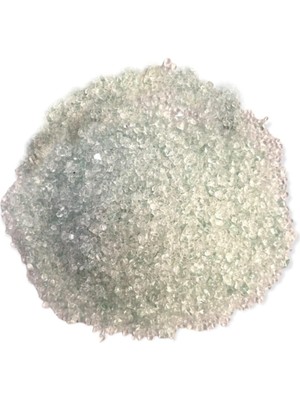 MUJGAN Reçine Kristal Cam 100GR, Reçine Şeffaf Cam Kırıkları Granül Cam