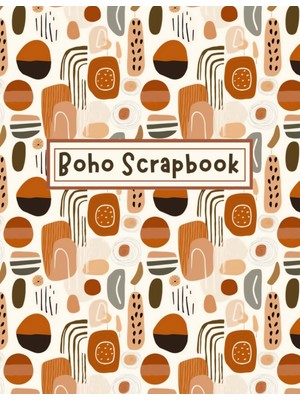 MUJGAN Boho Scrapbook Paper: Patterning Paper, Boho Pattern Paper Double Sided, Origami Paper, 40 Bohemian Abstract Designs, 40 Double-Sided Sheets, For Craft Card Making Scrapbook Photo Album Decor