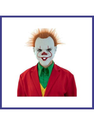 Bezos Stephen 's Korkutucu Joker Maske 31X22 cm Mrl