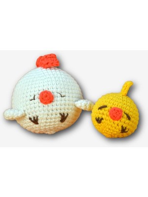 MUJGAN Hello Adorable Amigurumi Tığ Işi Kit Anne & Bebek Civciv