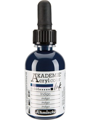 MUJGAN Schmincke Akademie Akrilik Mürekkep 50 ml 444 Indigo