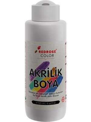 MUJGAN Beyaz Akrilik Boya 120ML