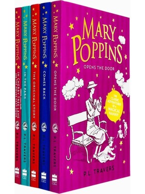 MUJGAN P. L. Travers Mary Poppins The Complete Collection 5 Kitap Seti