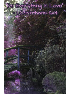 MUJGAN Independently Published "do Everything In Love." 1 Corinthians 16:14: A Motivational Christian Journal With Bible Verses On Every Page | 120 Pages | Dot Grid | Build Your Faith | Large Print
