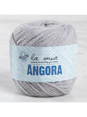 MUJGAN La Mia Angora Gri El Örgü Ipi - L047-34013