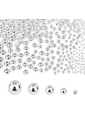 MUJGAN 3 mm Gümüş Kaplama Desensiz Yuvarlak Metal (5 Gram)