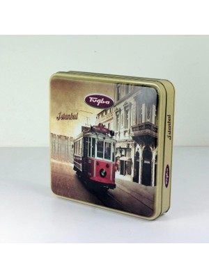 MUJGAN Tuğba Kuruyemiş Tramvaylı Kutuda Antepfıstıklı Karışık Lokum 500GR