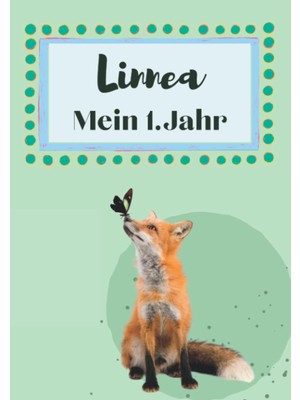 MUJGAN Linnea- Mein Erstes Jahr: Supersüßes Babyalbum Personalisiert Für Linnea. Mit Total Schnuckeligen Tieren- Für Die Schönsten Erinnerungen & ... Zur Geburt Als Baby Tagebuch 1. Jahr.