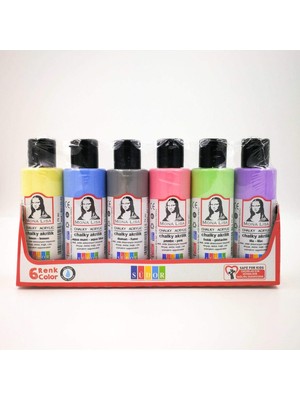 MUJGAN Südor Akrilik Boya 70ML Chalky 6lı SD1006C
