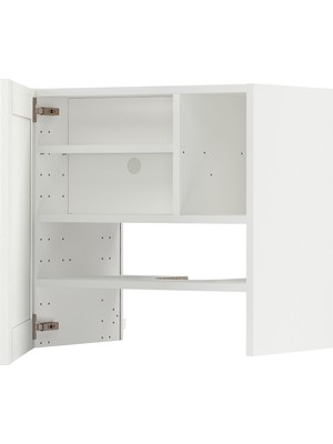 IKEA Beyaz Aspiratör Dolabı 60X39X60 Cm, Tek Kapaklı