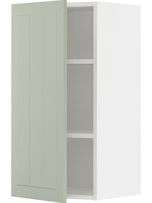 IKEA Açık Yeşil Mutfak Duvar Dolabı 40X38,9X80 Cm, Tek Kapaklı, Raflı