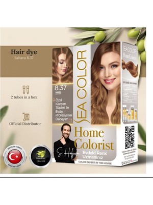 MUJGAN Sea Color Home Colorist Set Saç Boyası 8.37 Sahra Sahara