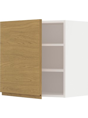 IKEA Meşe Mutfak Duvar Dolabı 60X39,1X60 Cm, Tek Kapaklı, Raflı