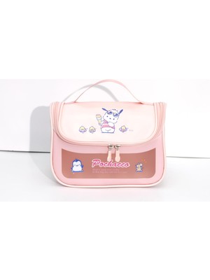 MUJGAN Mınıso Sanrio Lisanslı Makyaj Seyahat Çantası Pochacco