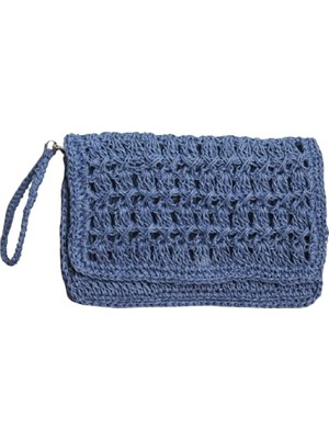 MUJGAN Aley Life El Yapımı Kağıt Ip Clutch & Makyaj Çantası