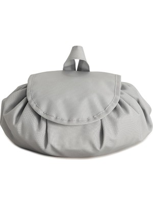 MUJGAN Ocean Home Textile Fonksiyonel Su Itici Leke Tutmaz Kumaş Düzenleyici Seyahat Tipi Makyaj Çantası Ø 50 cm