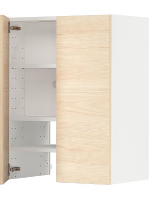 IKEA Açık Dişbudak Aspiratör Dolabı 60X38,6X80 Cm, 2 Kapaklı