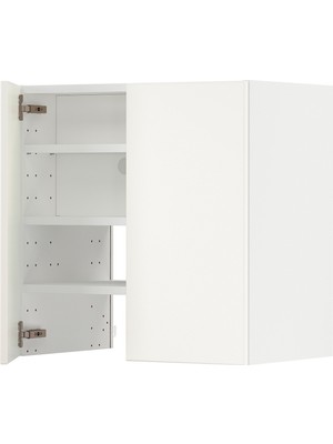 IKEA Beyaz Aspiratör Dolabı 60X38,6X60 Cm, 2 Kapaklı
