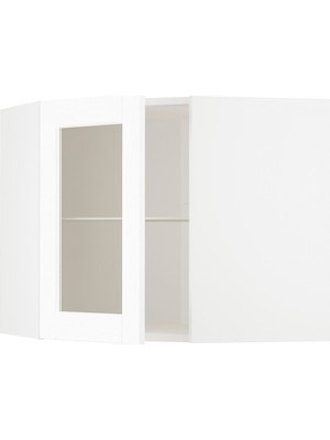 IKEA Beyaz Köşe Mutfak Duvar Dolabı 68X67,5X60 Cm, Tek Kapaklı