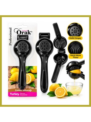 Bezos Limon Sıkacak ( Siyah) Döküm Bcks