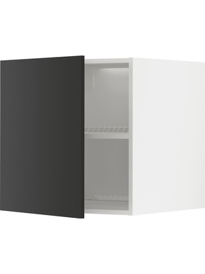 IKEA Antrasit Dolap Üstü Ek Dolap 60X61,6X60 Cm, Tek Kapaklı