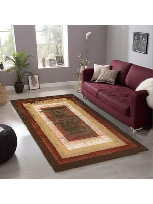 MUJGAN Ningo Kadife Kaymaz Pamuk Tabanlı Yıkanabilir Antibakteriyel Salon Halısı 120X180