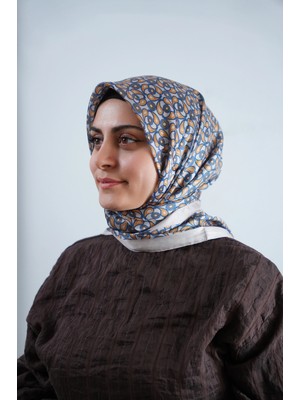 Scarfe Scarf Saten Simli Eşarp 5052