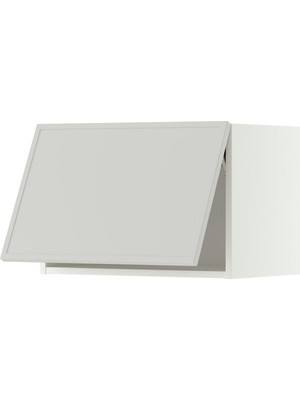 IKEA Açık Gri Yatay Kapaklı Mutfak Duvar Dolabı 60X38,6X40 cm