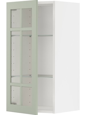 IKEA Açık Yeşil Mutfak Duvar Dolabı 40X38,9X80 Cm, Tek Kapaklı, Raflı