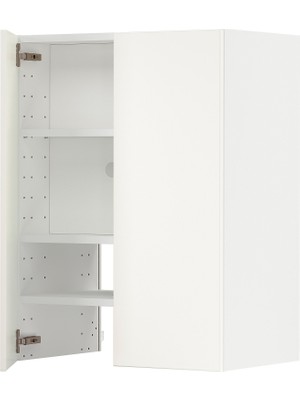 IKEA Beyaz Aspiratör Dolabı 60X38,6X80 Cm, 2 Kapaklı