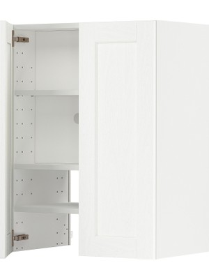 IKEA Beyaz Aspiratör Dolabı 60X39X80 Cm, 2 Kapaklı