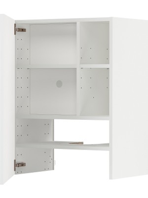 IKEA Açık Gri Aspiratör Dolabı 60X38,8X80 Cm, Tek Kapaklı