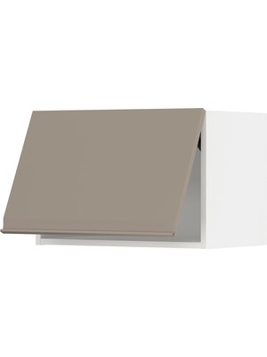 IKEA Koyu Bej Yatay Kapaklı Mutfak Duvar Dolabı 60X38,6X40 cm
